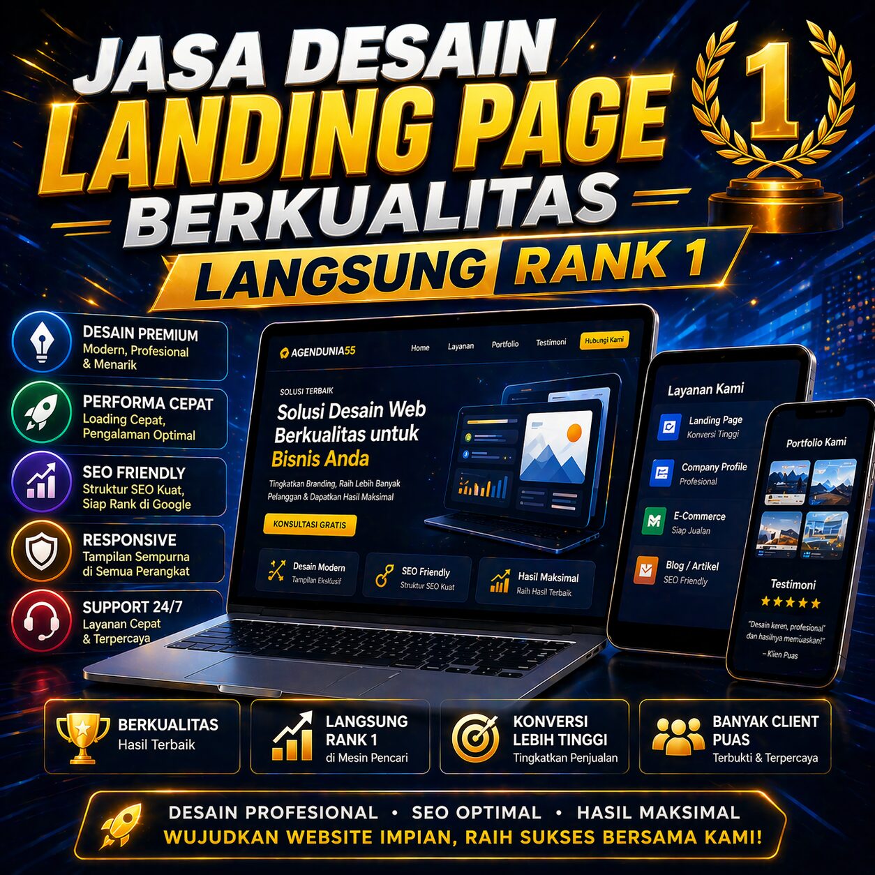 Landing Page sebagai Ruang Aman untuk Calon Klien yang Belum Terbiasa dengan Dunia Desain